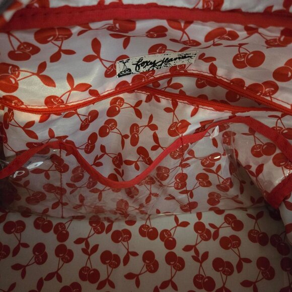 NEW Purple Suitcase bag small luggage carry on travel bag duffel bag briefcase - Picture 11 of 15